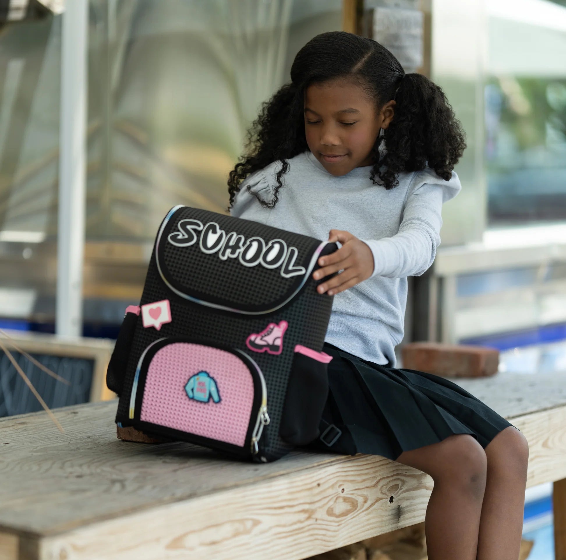 Student Backpack | Rainbow Pink