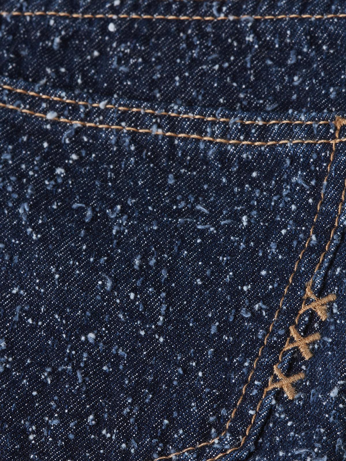 Wave Wide Leg Denims | Deep Weave