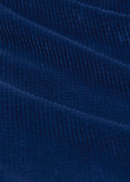 Velvet Ribbed Trousers | Marine