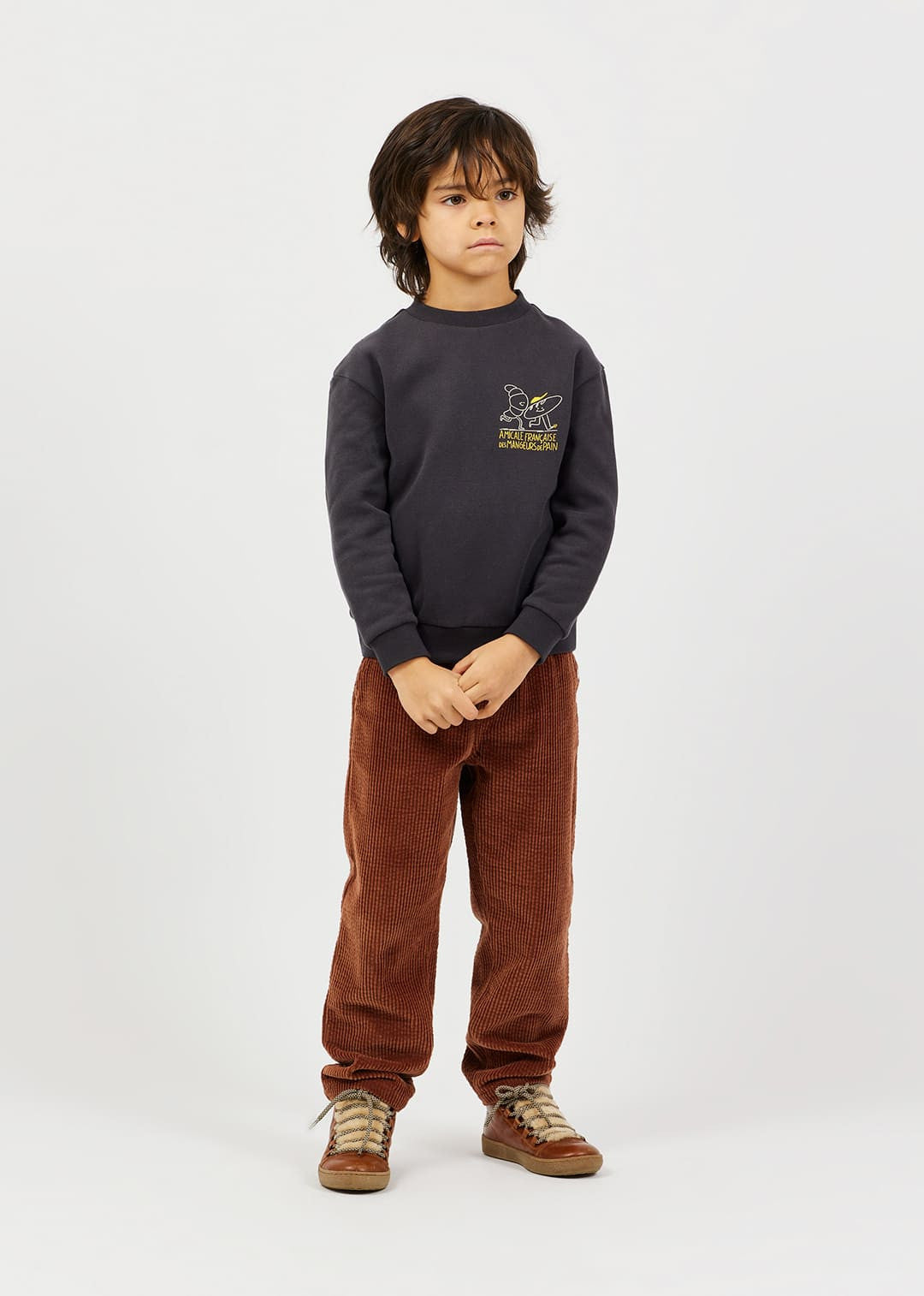 Velvet Corduroy Trousers | Marron