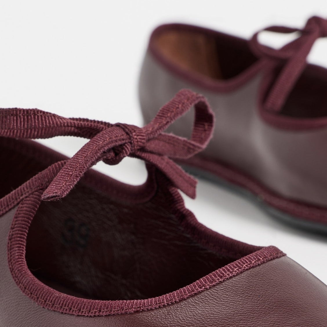 Brigitte Leather Flats | Sati