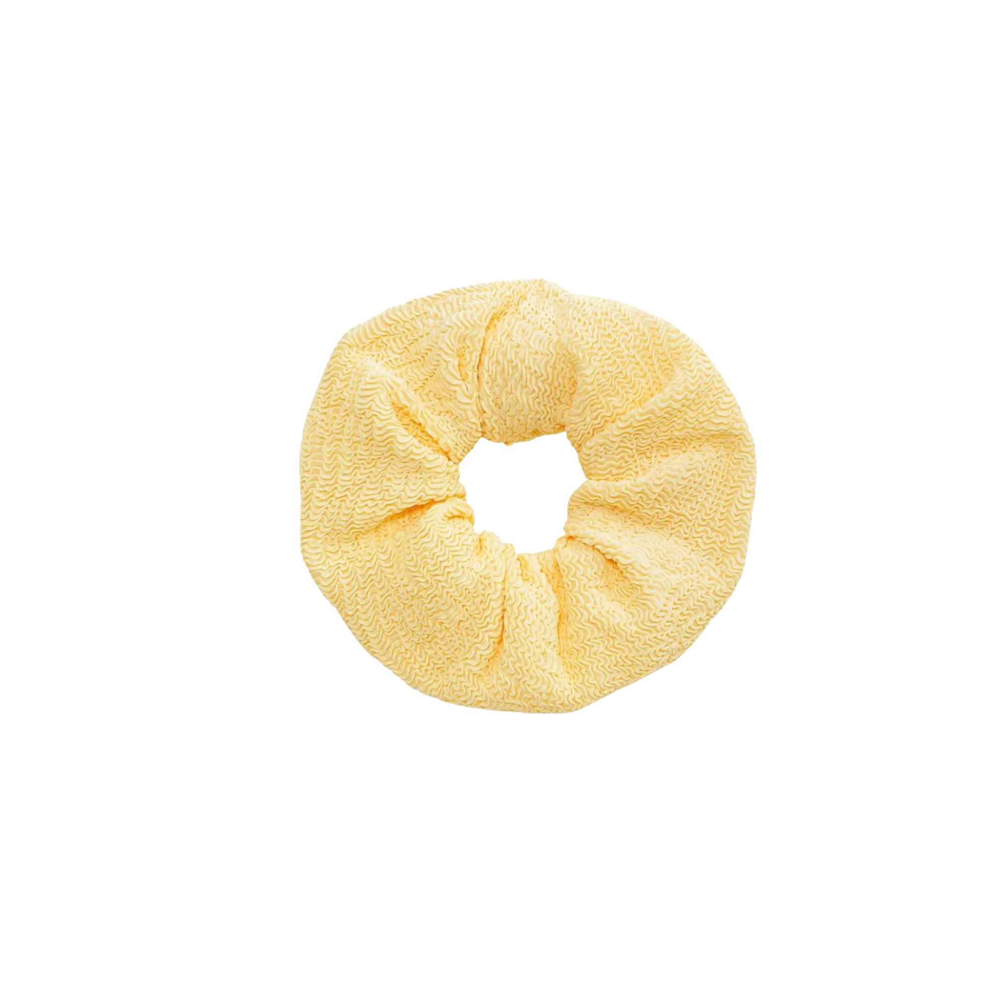 Crinkle Scrunchie | Butter Yellow