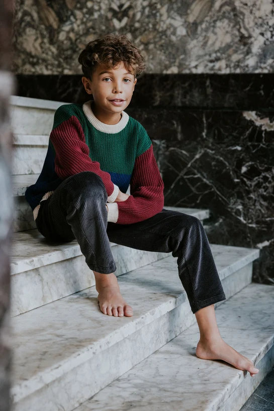 Beau Corduroy Trousers | Charcoal